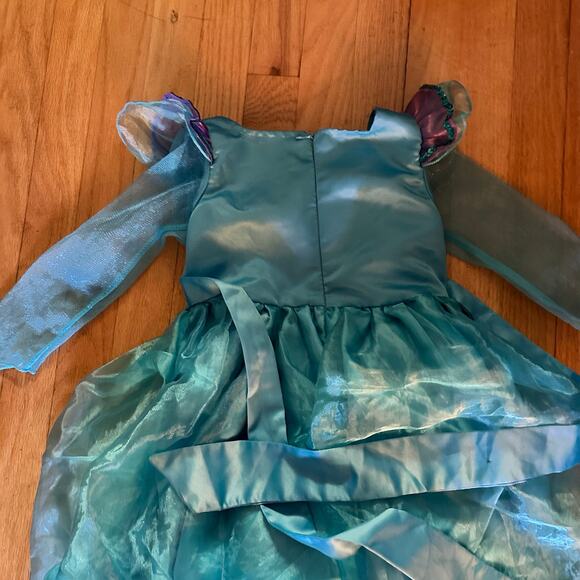 Princess Girls Kids 5 ? Halloween Costume Dress Up Gown Roleplay Theater Blue - Picture 7 of 10